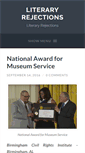 Mobile Screenshot of literaryrejections.com